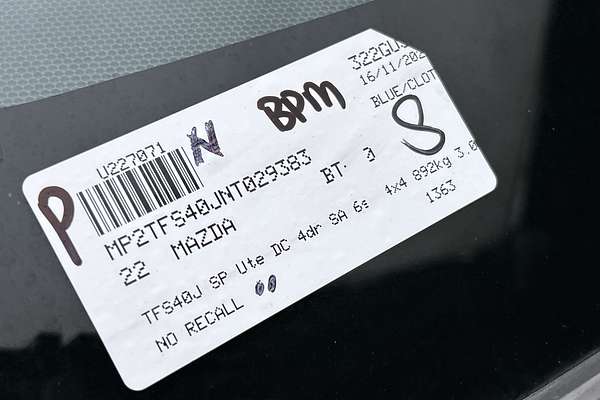 2022 Mazda BT-50 SP TF 4X4 thumb-23