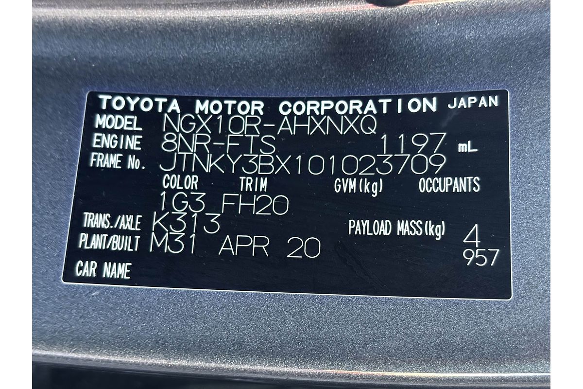2020 Toyota C-HR NGX10R