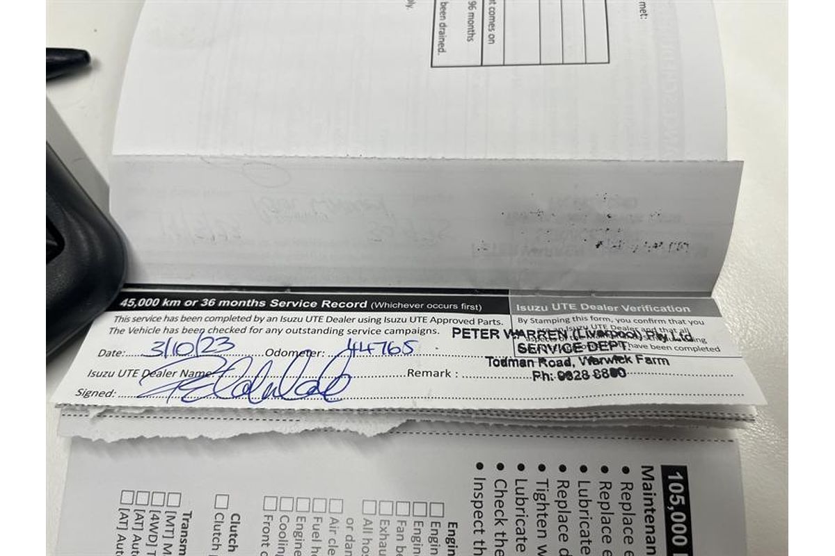 2021 Isuzu D-MAX SX High Ride Rear Wheel Drive