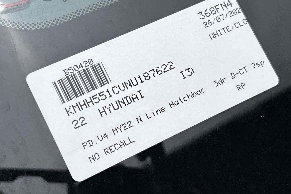 2022 Hyundai i30 N Line PD.V4