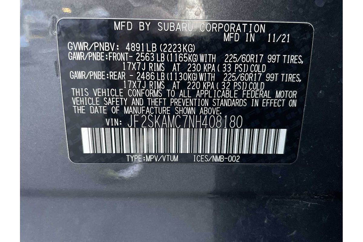 2022 Subaru Forester Wilderness