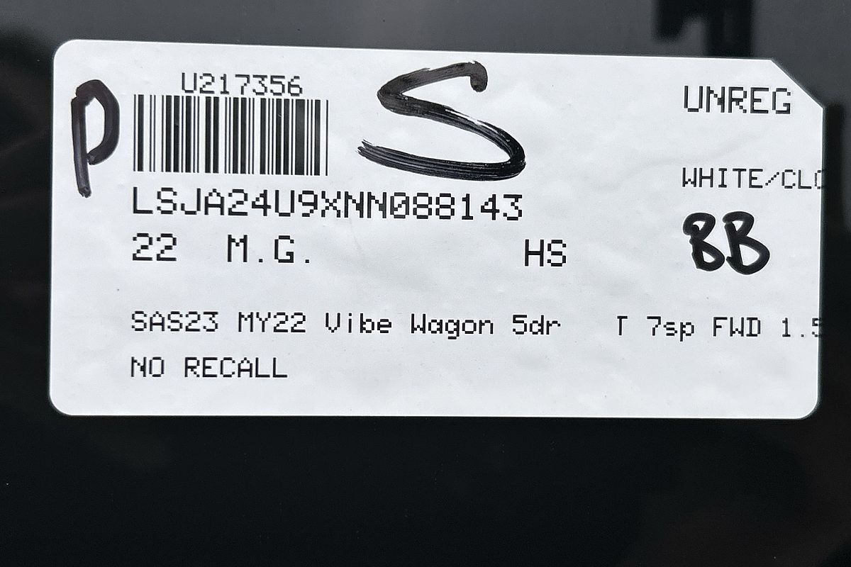 2022 MG HS Vibe SAS23