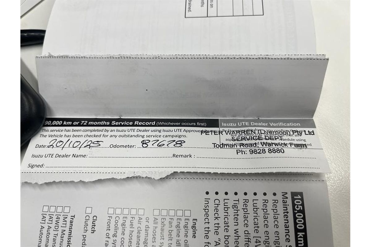 2021 Isuzu D-MAX SX High Ride Rear Wheel Drive