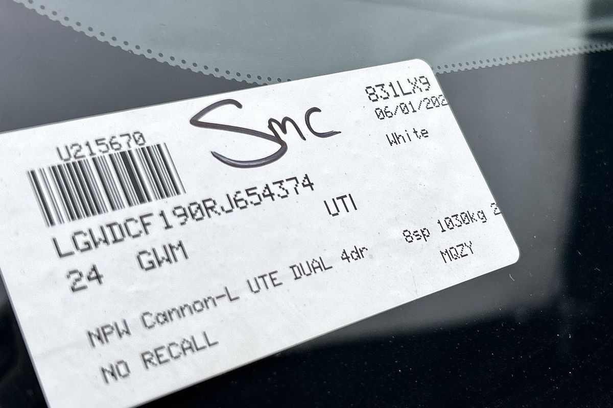 2024 GWM Ute