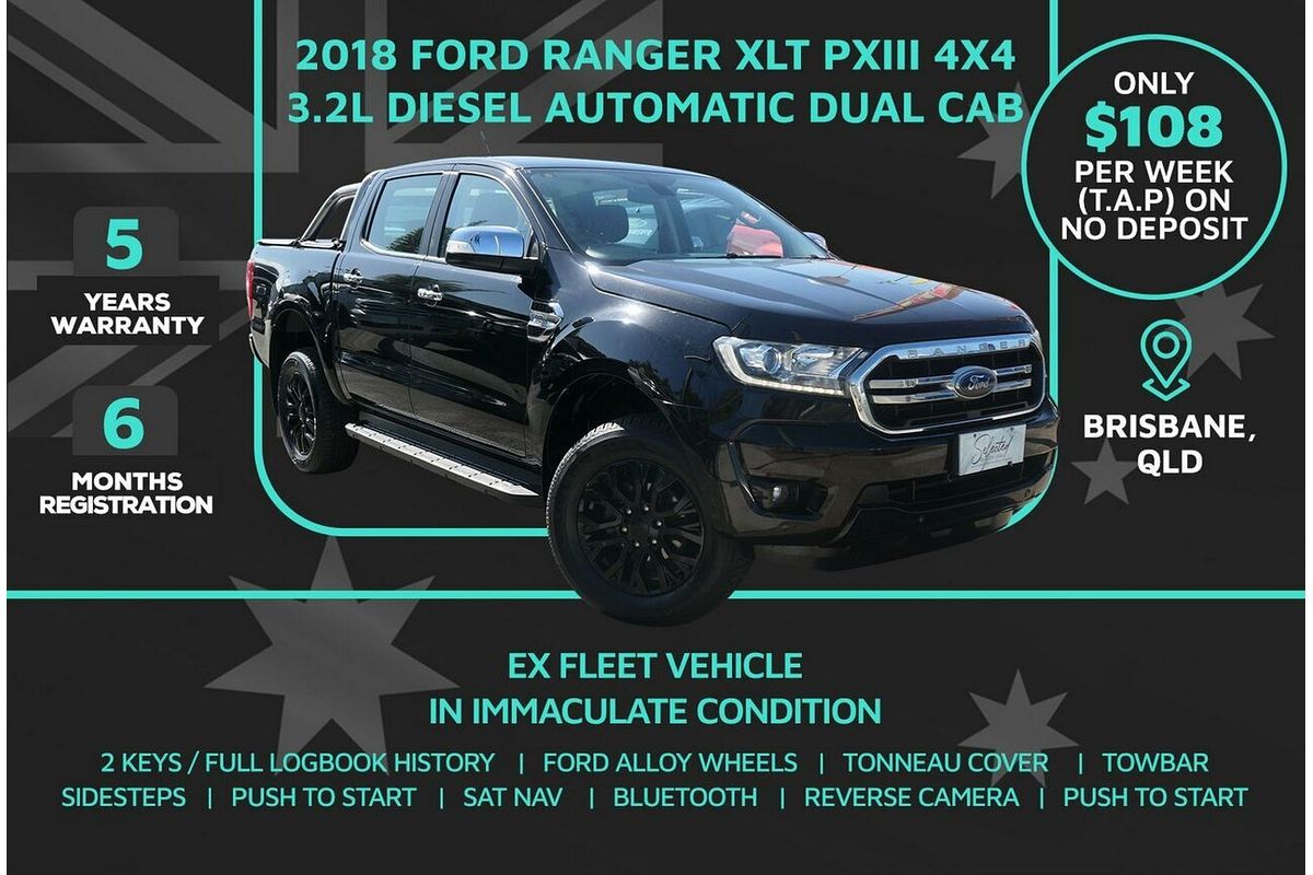 2018 Ford Ranger XLT PX MkIII 4X4