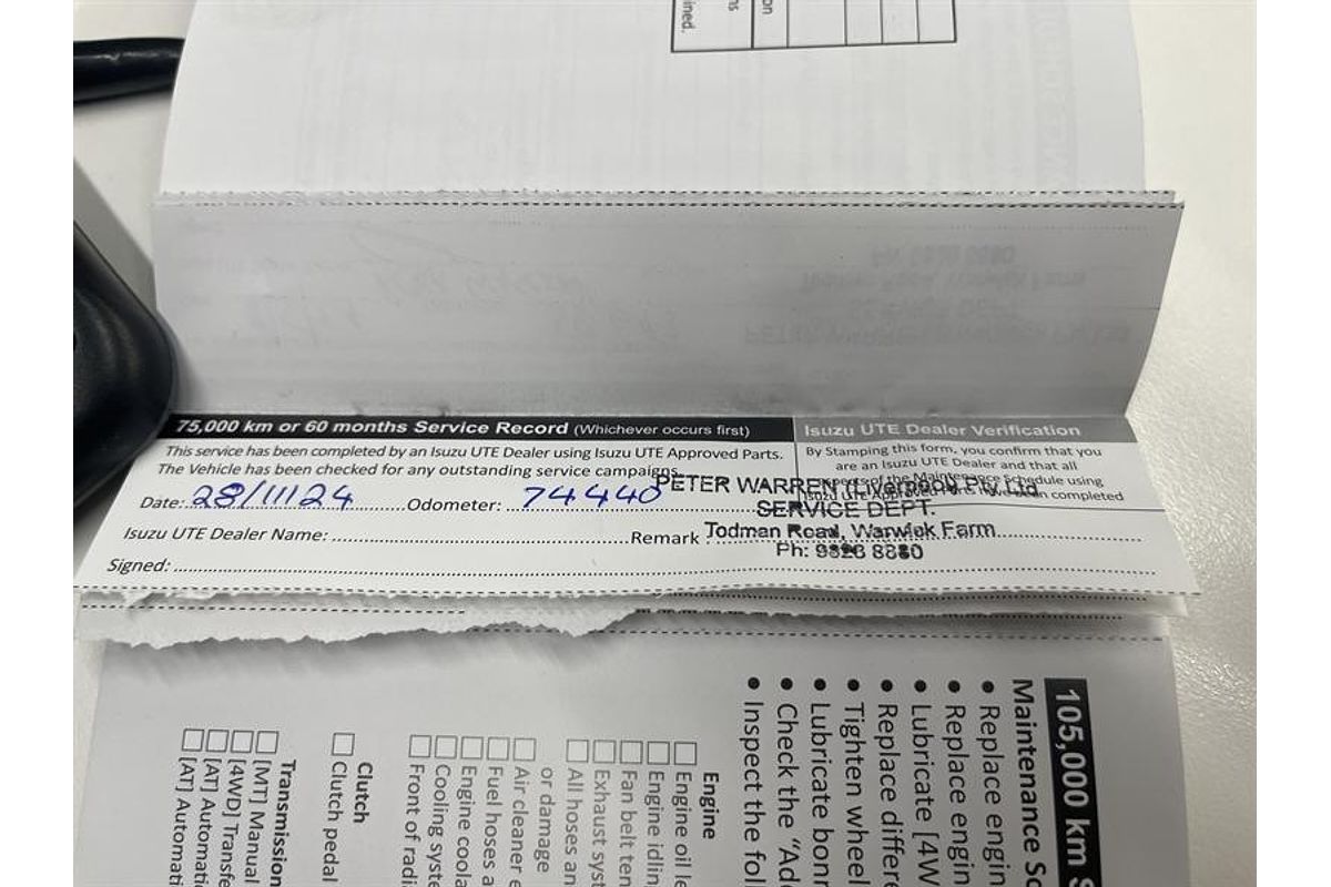 2021 Isuzu D-MAX SX High Ride Rear Wheel Drive