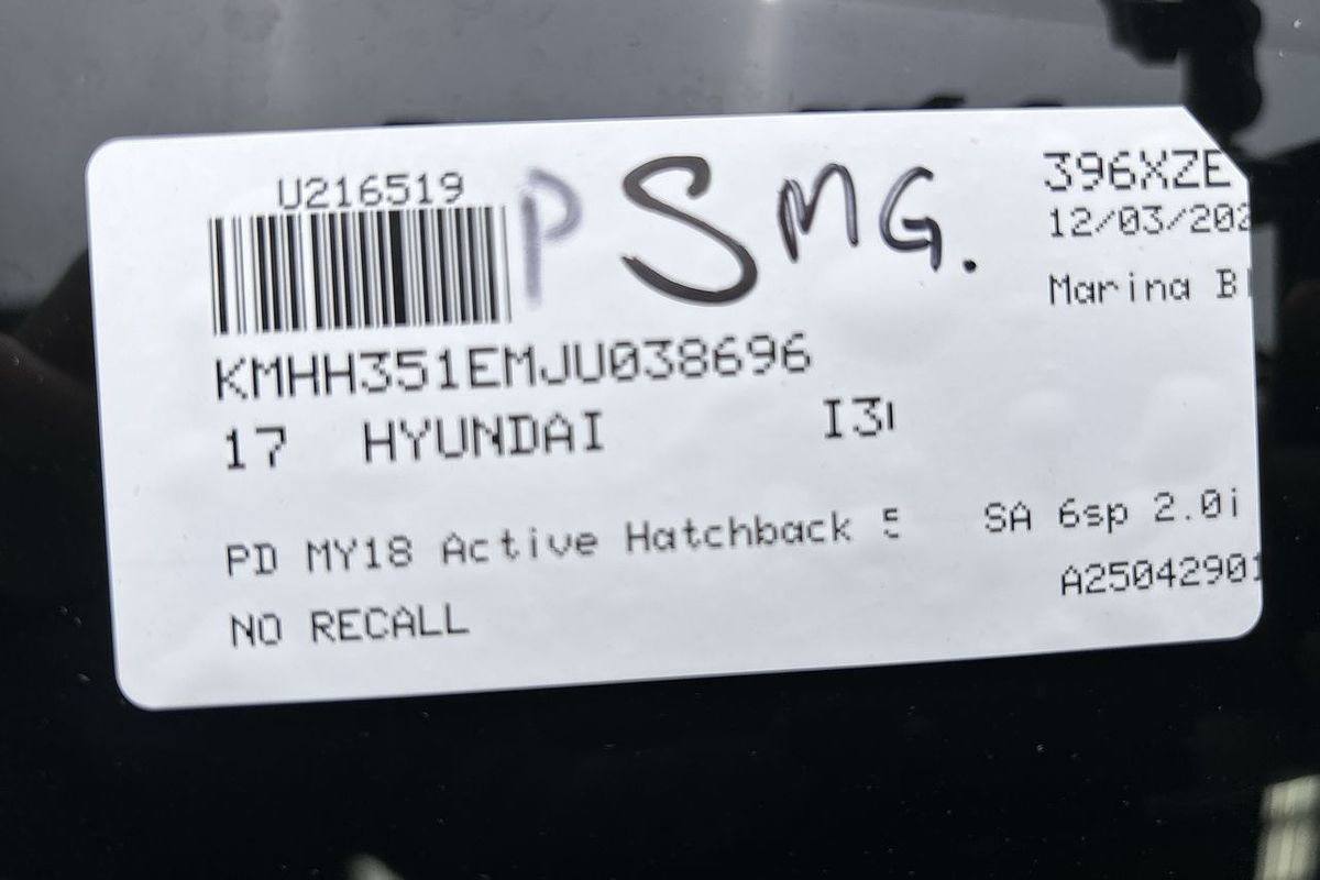 2017 Hyundai i30 Active PD
