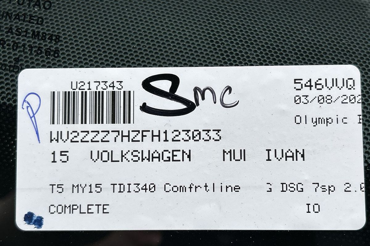 2015 Volkswagen Multivan TDI340 Comfortline T5