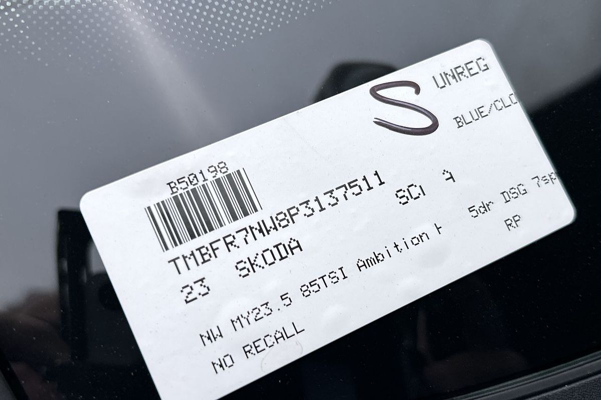 2023 SKODA Scala 85TSI Ambition NW