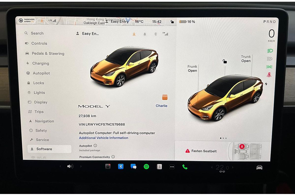 2022 Tesla Model Y Rear-Wheel Drive (No Series)