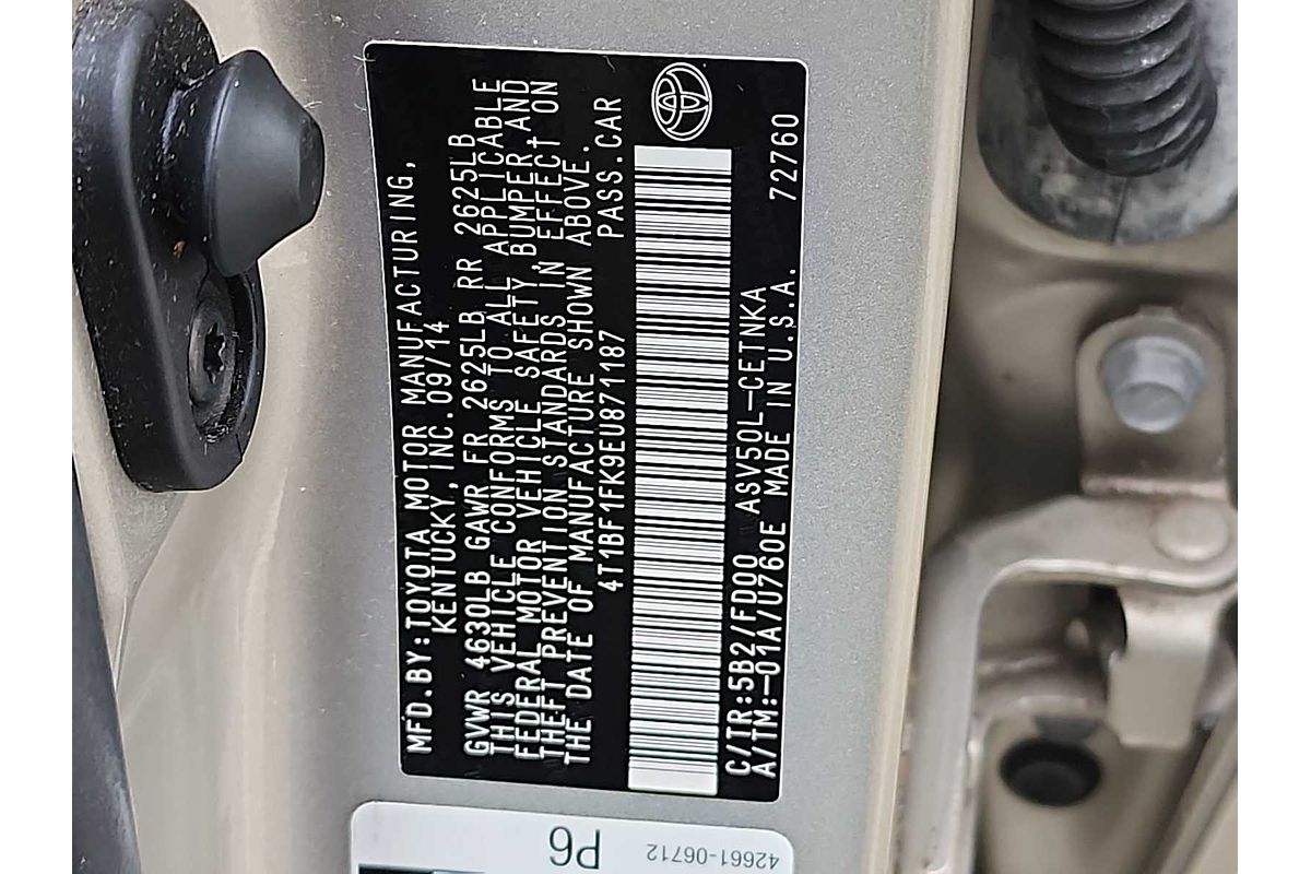2014 Toyota Camry XLE
