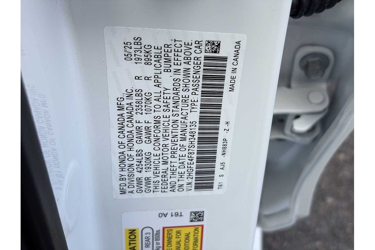 2025 Honda Civic Sport Touring