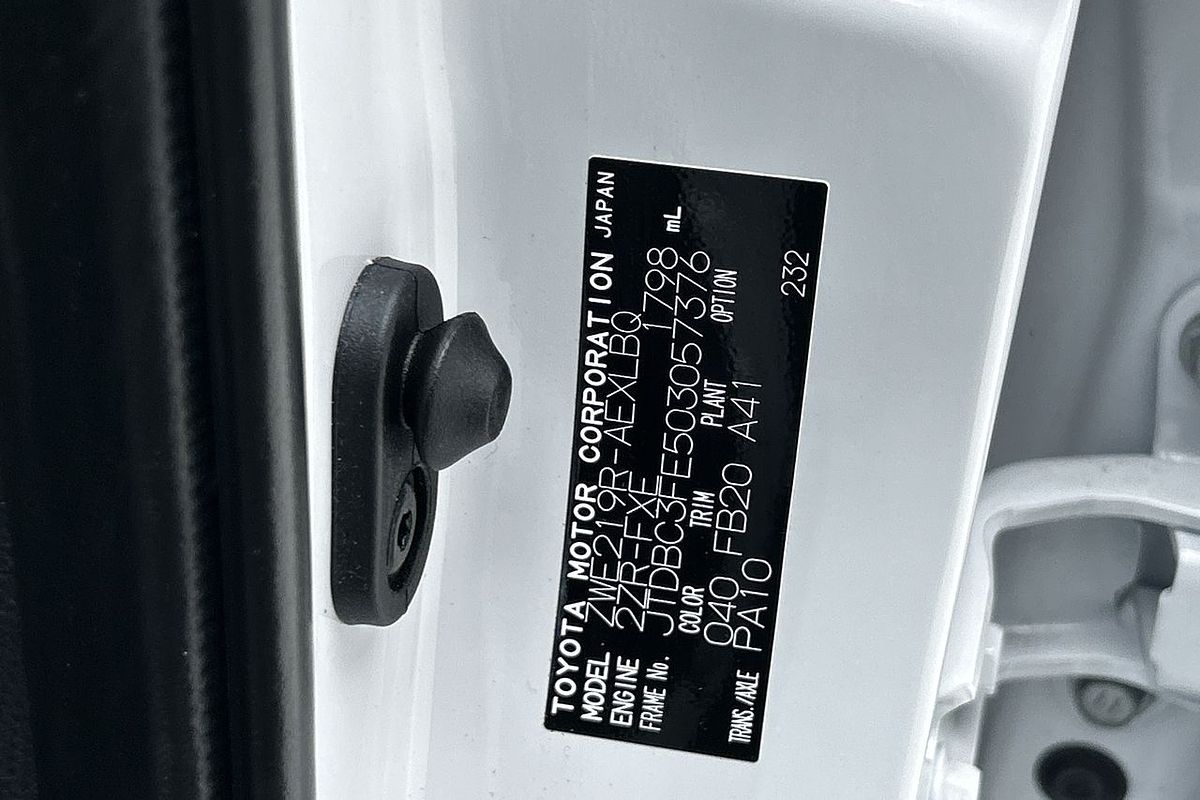 2024 Toyota Corolla Ascent Sport Hybrid ZWE219R