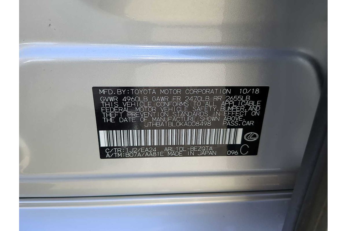 2019 Lexus GS GS 300
