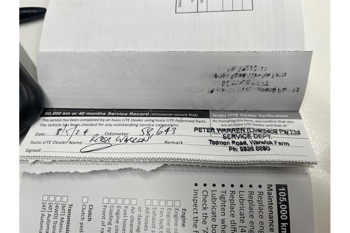 2021 Isuzu D-MAX SX High Ride Rear Wheel Drive