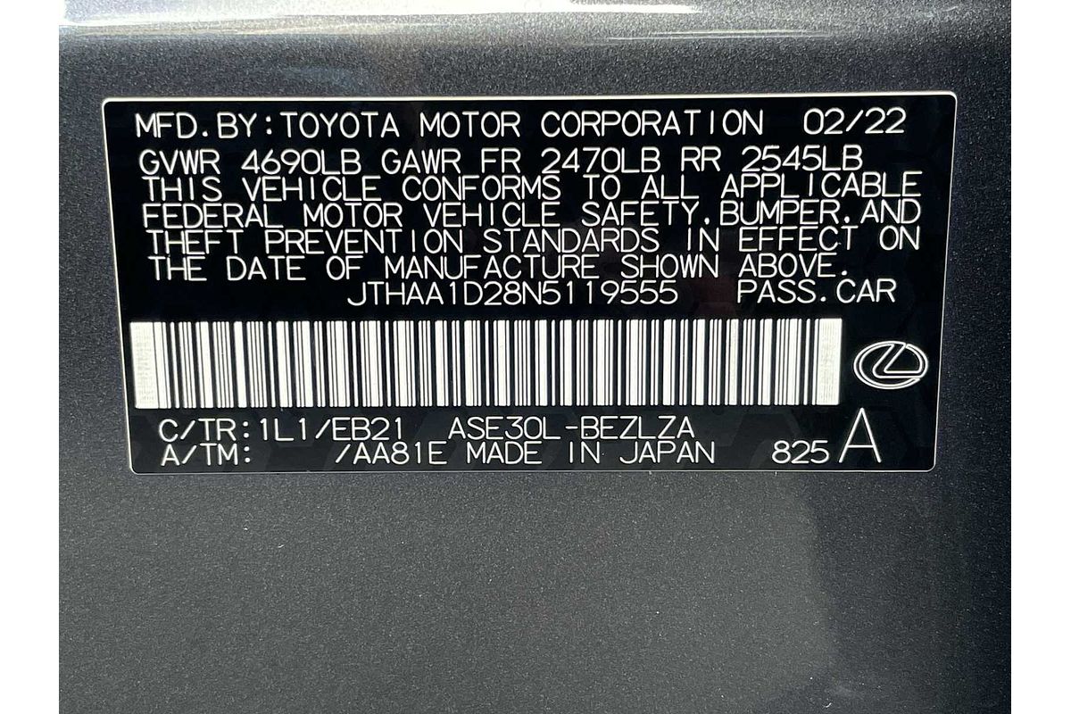 2022 Lexus IS