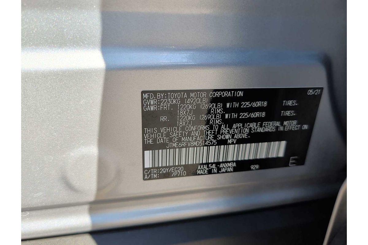 2021 Toyota RAV4 Hybrid XSE