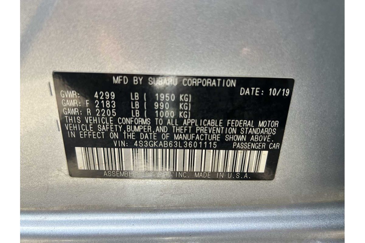 2020 Subaru Impreza