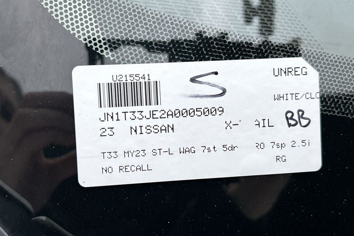 2023 Nissan X-TRAIL ST-L T33