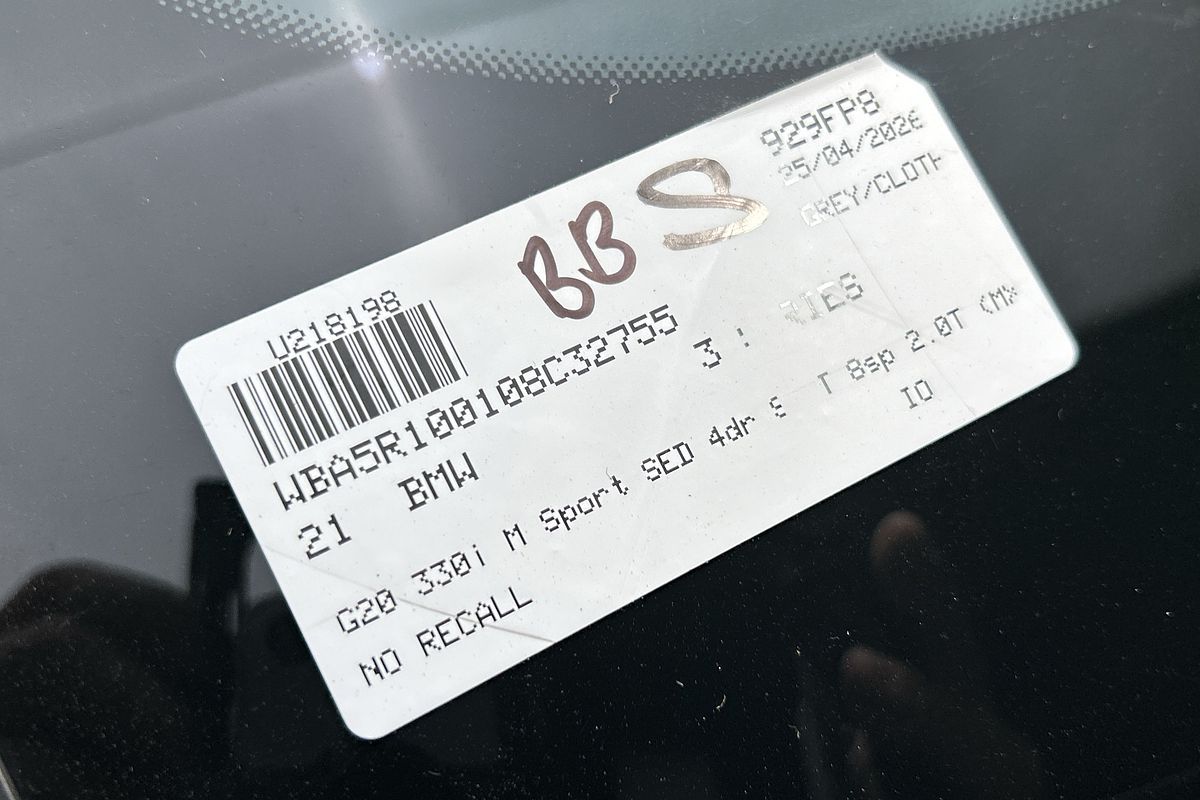 2021 BMW 3 Series 330i M Sport G20