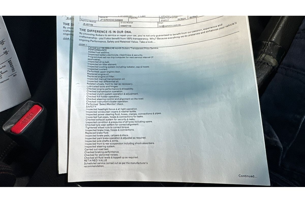 2012 Subaru Impreza WRX G3