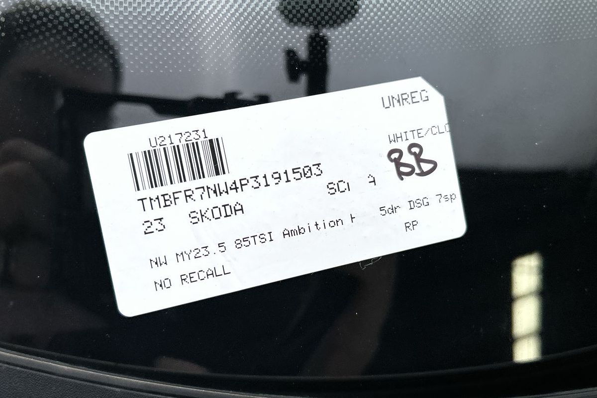 2023 SKODA Scala 85TSI Ambition NW