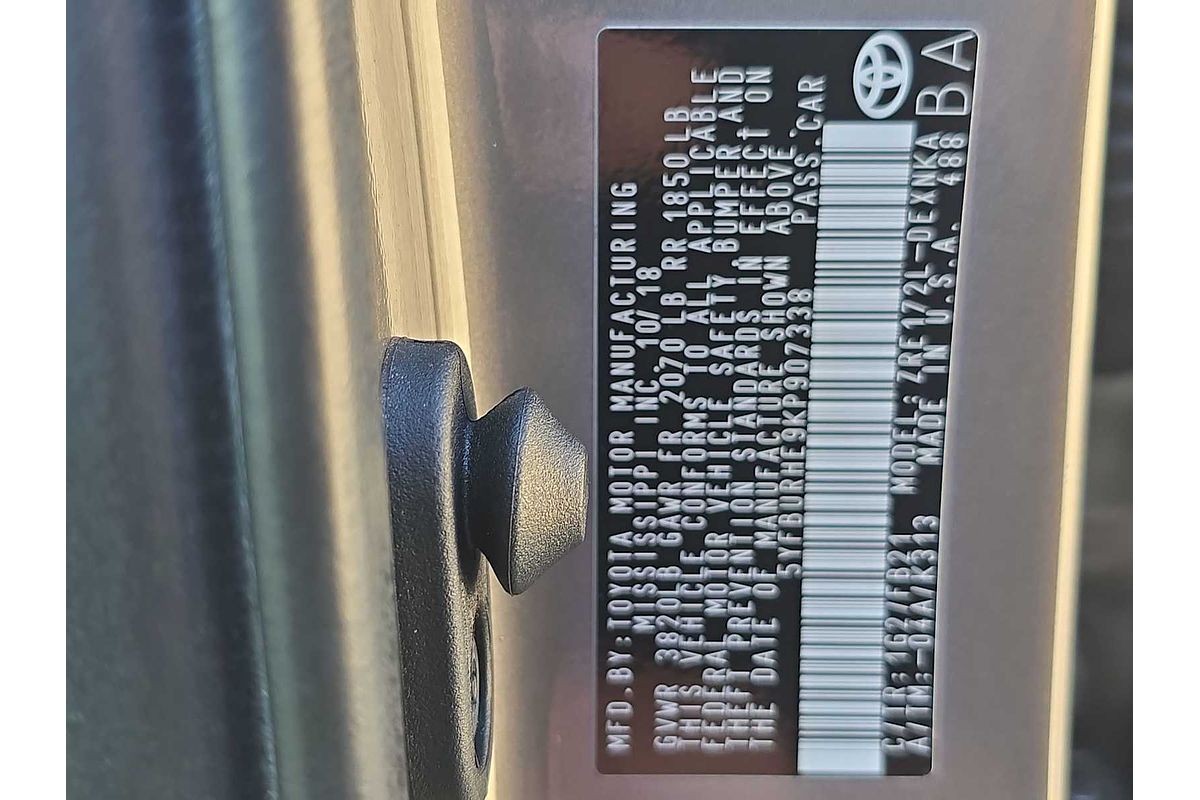 2019 Toyota Corolla L