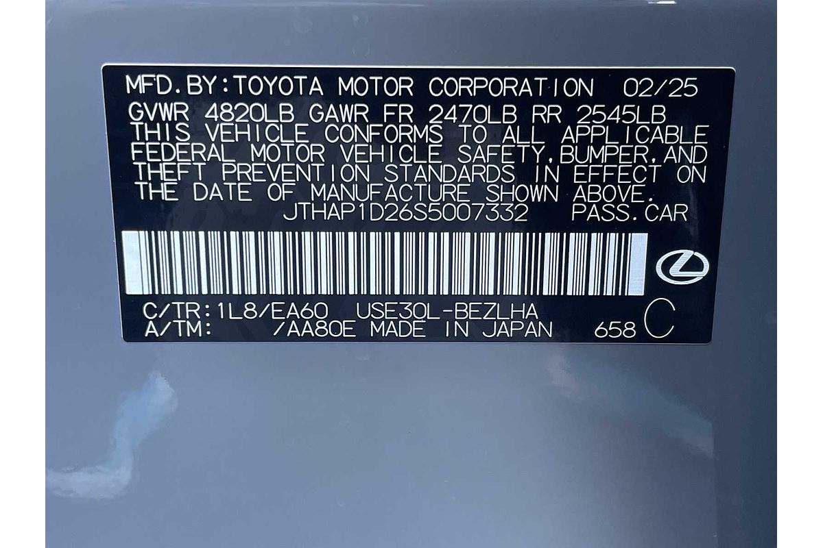 2025 Lexus IS F SPORT Performance