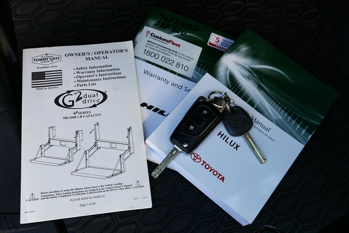 2020 Toyota Hilux Workmate TGN121R Rear Wheel Drive