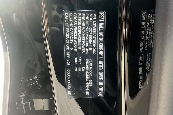 2024 GWM Haval Jolion Premium A01