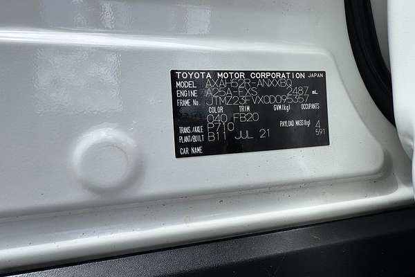 2021 Toyota RAV4 GX AXAH52R