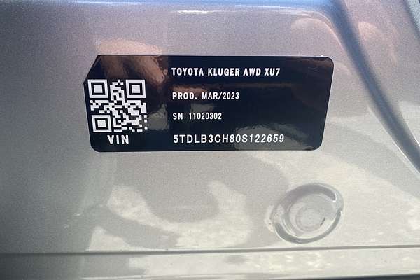 2023 Toyota Kluger GXL AXUH78R