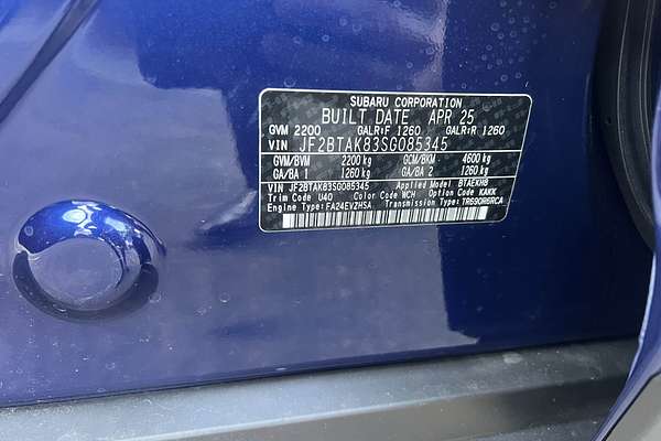 2025 Subaru Outback AWD Sport XT 6GEN