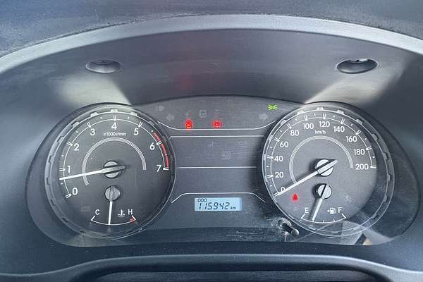 2016 Toyota Hilux Workmate TGN121R Rear Wheel Drive