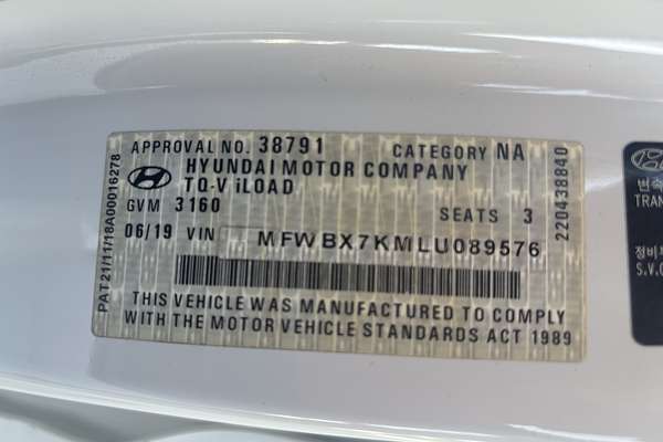 2019 Hyundai iLoad TQ4