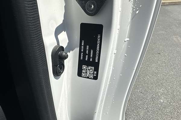 2022 Toyota Hilux Workmate TGN121R Rear Wheel Drive