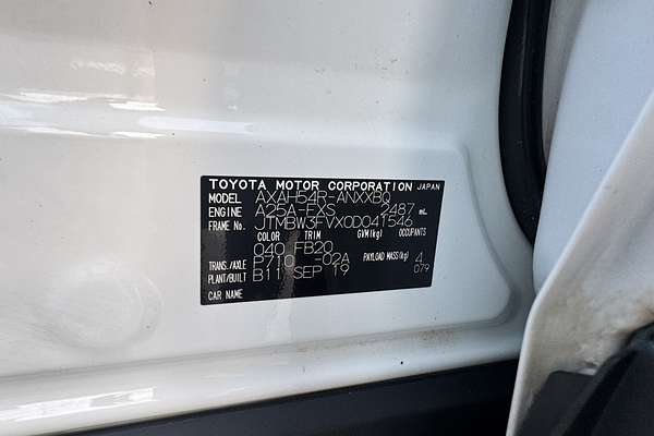 2019 Toyota RAV4 GX AXAH54R