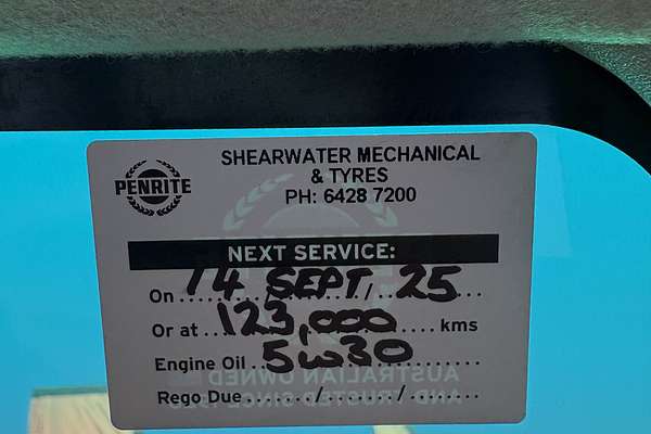 2016 Toyota Hilux Workmate TGN121R Rear Wheel Drive