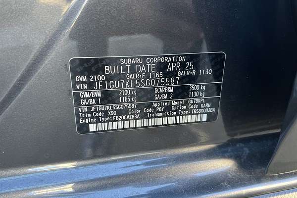 2025 Subaru Crosstrek 2.0S G6X