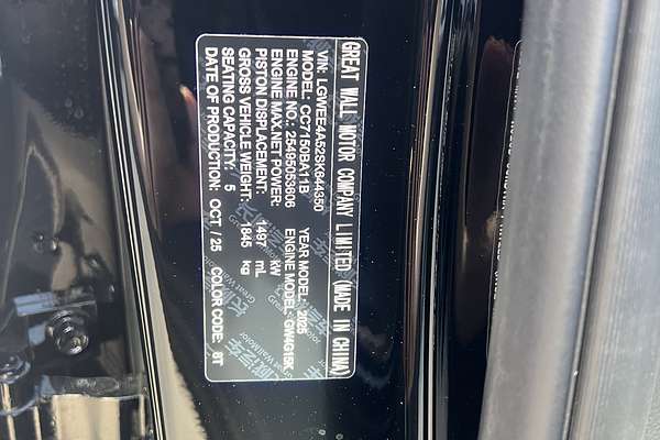 2025 GWM Haval Jolion Premium A01