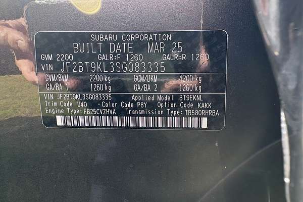 2025 Subaru Outback AWD Sport 6GEN