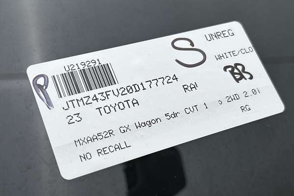 2023 Toyota RAV4 GX MXAA52R