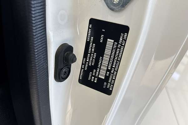 2020 Toyota Hilux Workmate TGN121R Rear Wheel Drive