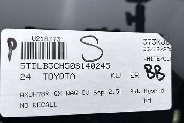 2024 Toyota Kluger GX AXUH78R