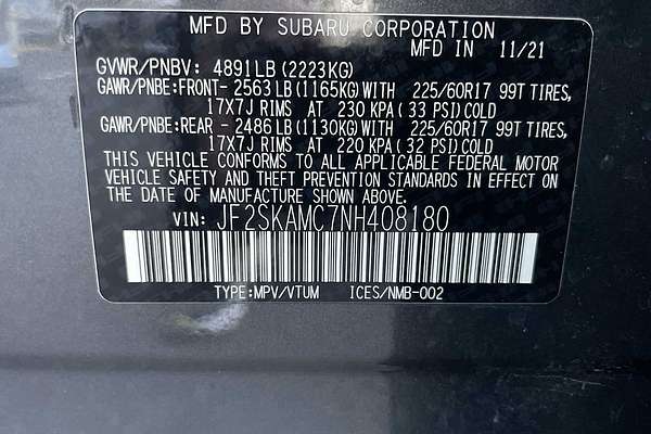 2022 Subaru Forester Wilderness