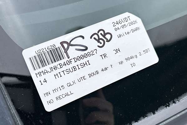 2014 Mitsubishi Triton GLX MN 4X4 thumb-23