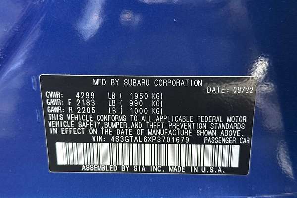 2023 Subaru Impreza Sport