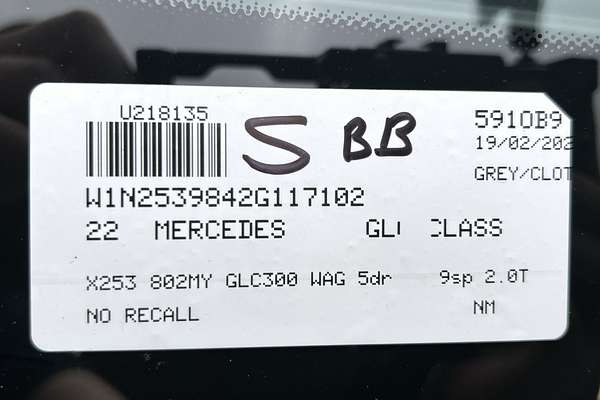 2022 Mercedes-Benz GLC-Class GLC300 X253