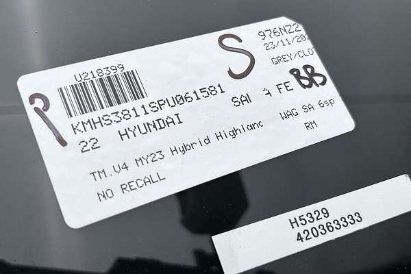 2022 Hyundai Santa Fe Hybrid Highlander TM.V4