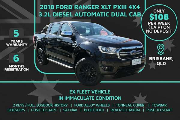 2018 Ford Ranger XLT PX MkIII 4X4